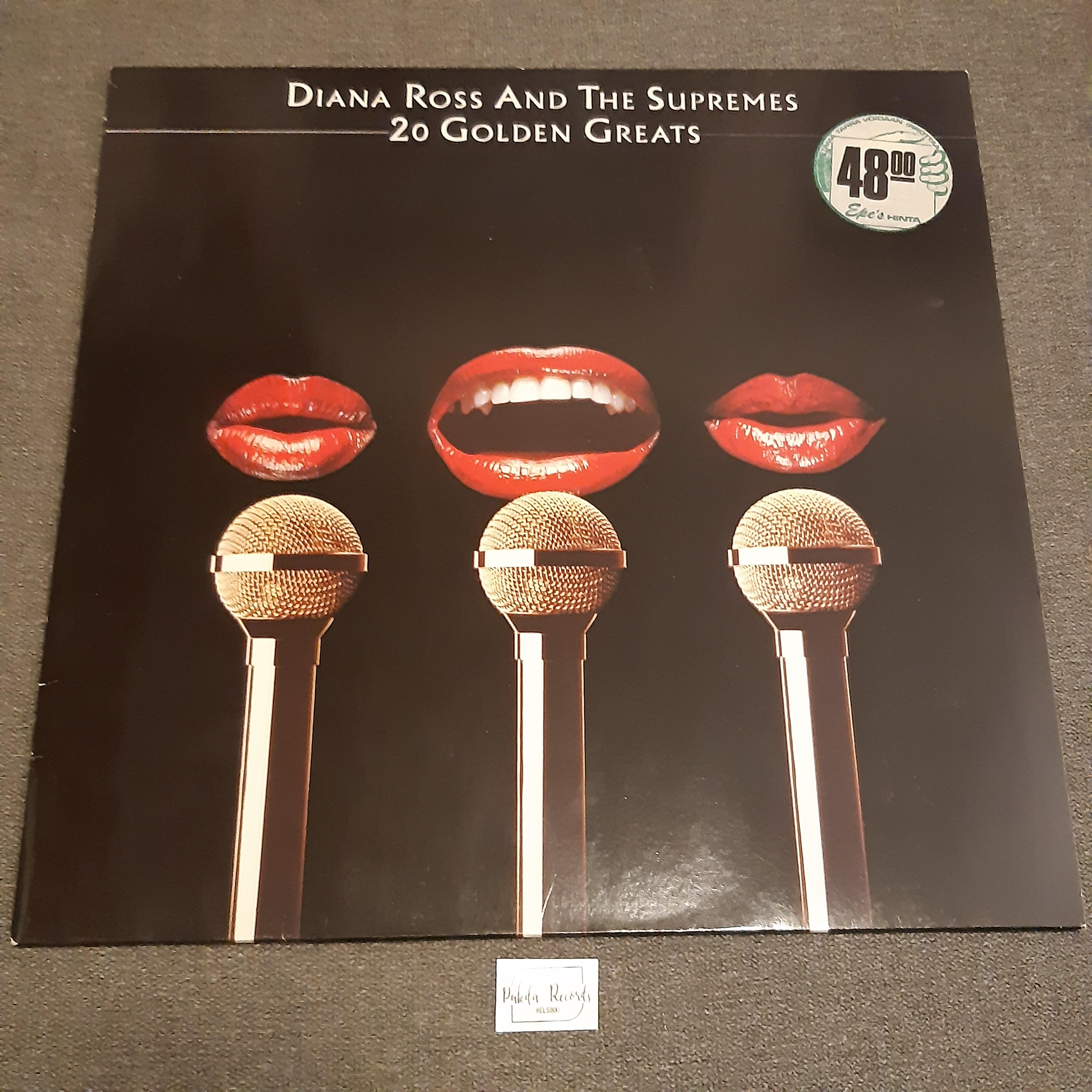 Diana Ross And The Supremes - 20 Golden Greats - LP (käytetty)