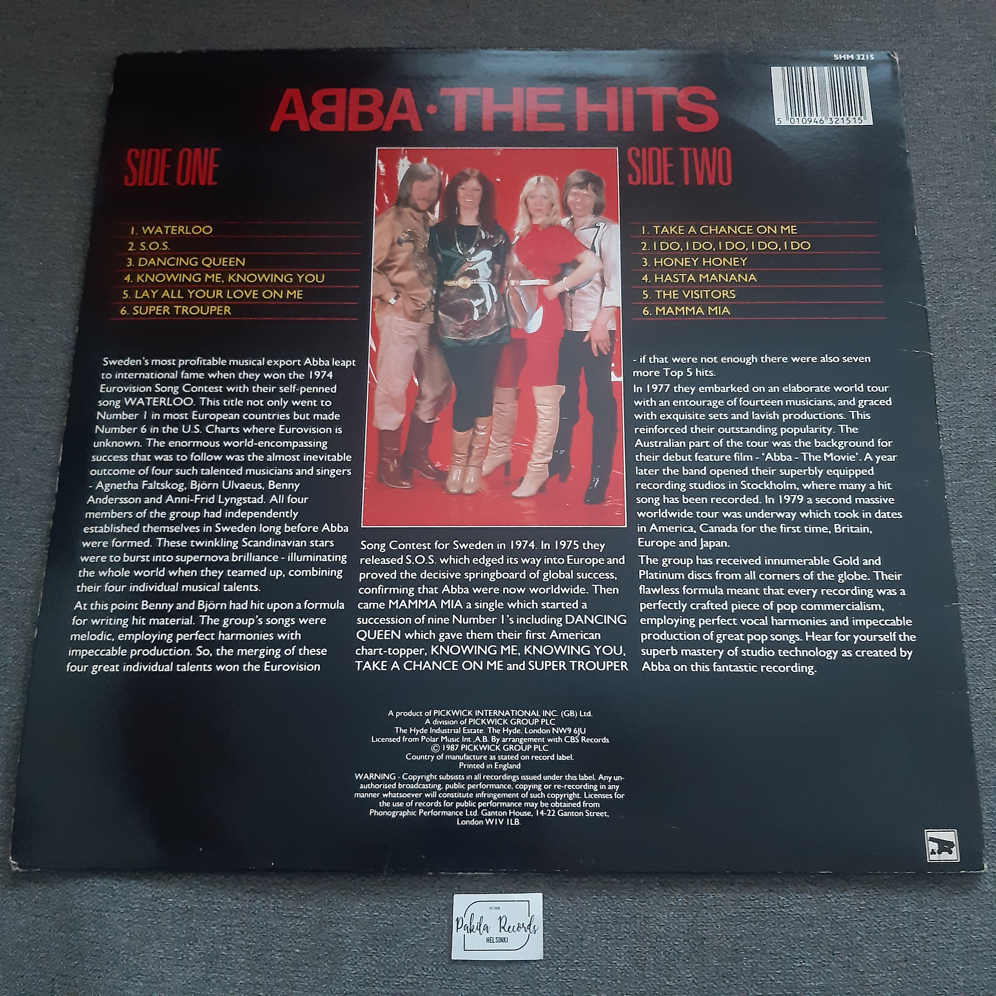 Abba - The Hits - LP (käytetty)