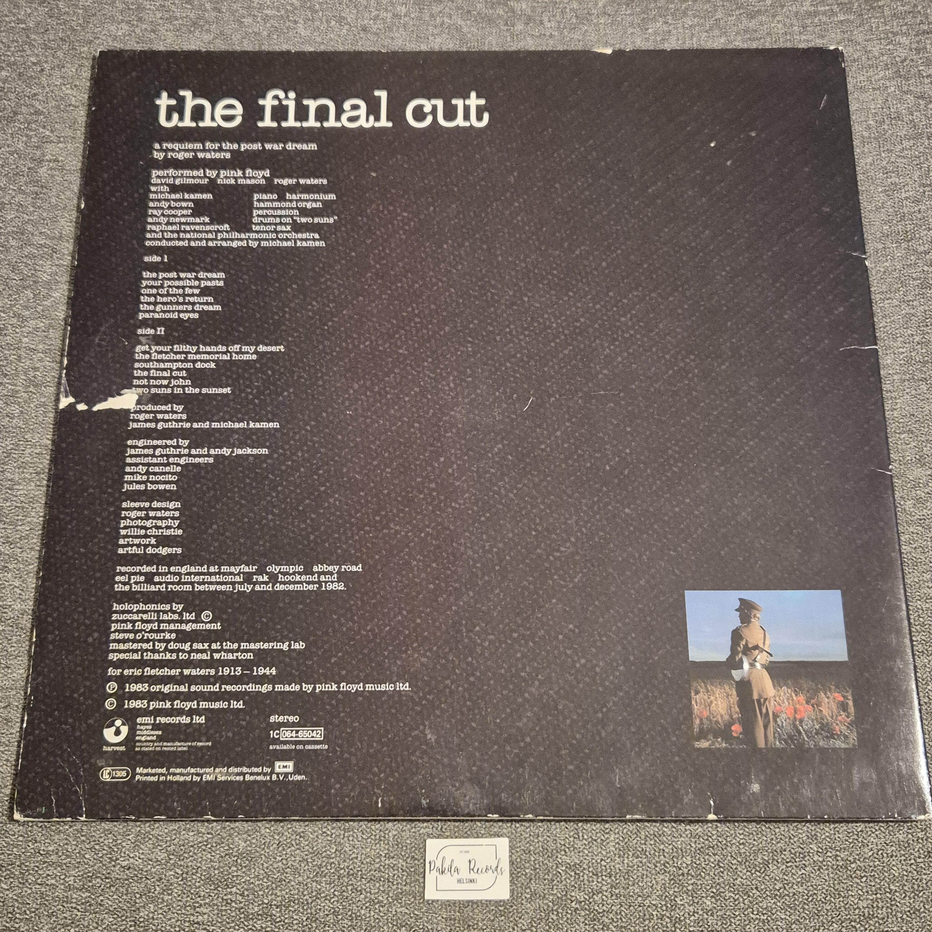 Pink Floyd - The Final Cut - LP (käytetty)