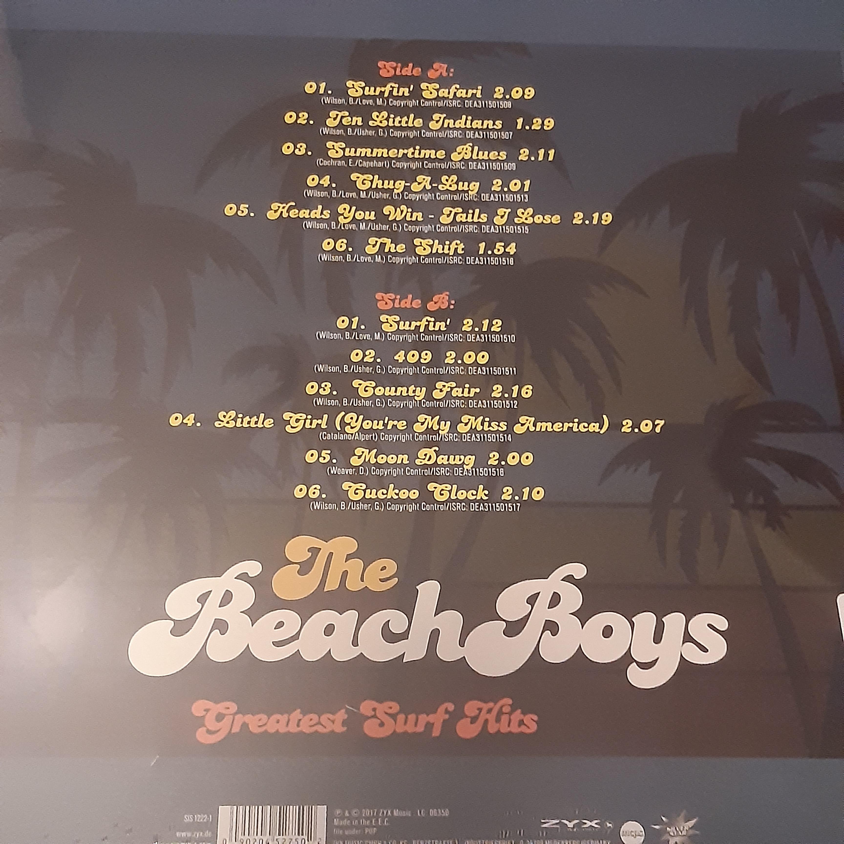 The Beach Boys - Greatest Surf Hits - LP (uusi)