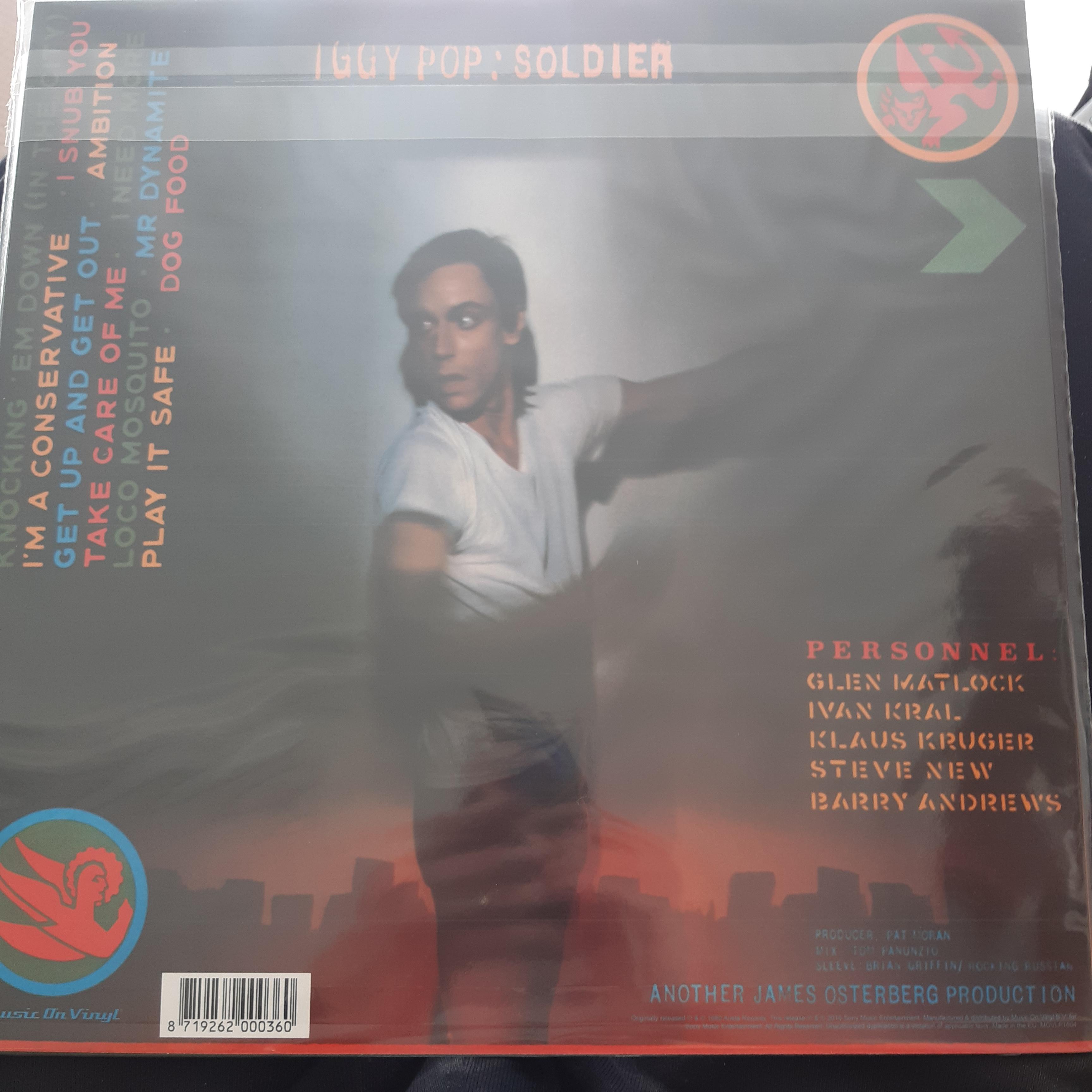 Iggy Pop - Soldier - LP (uusi)