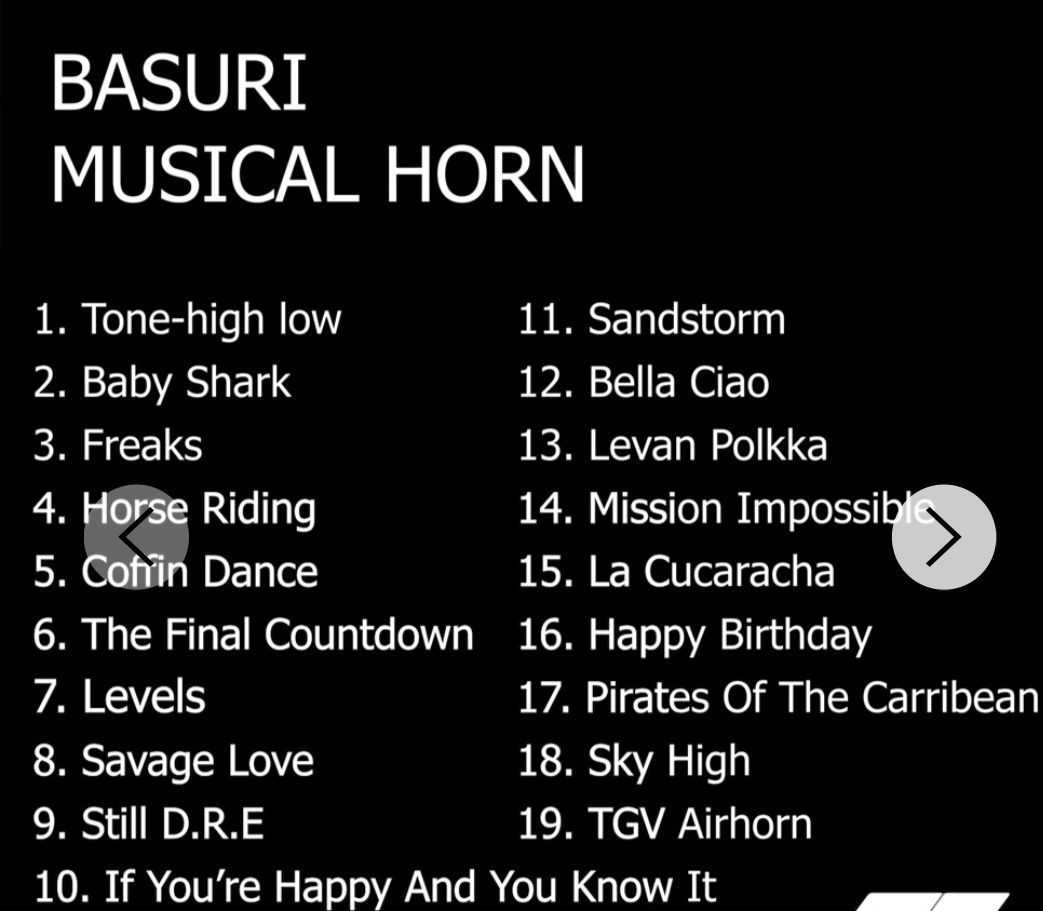 Basuri Musical Air horn 2.0
