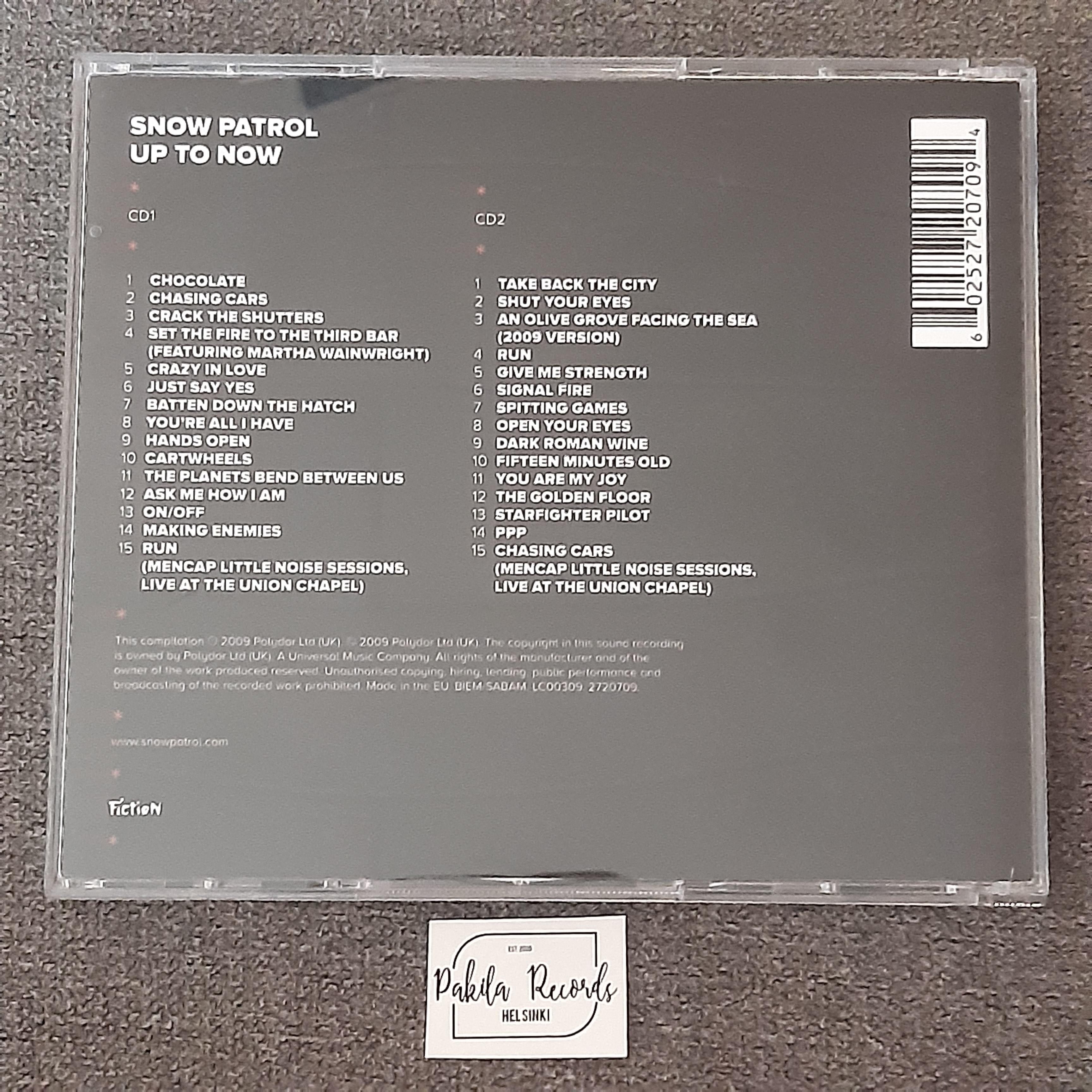 Snow Patrol - Up To Now - 2 CD (käytetty)