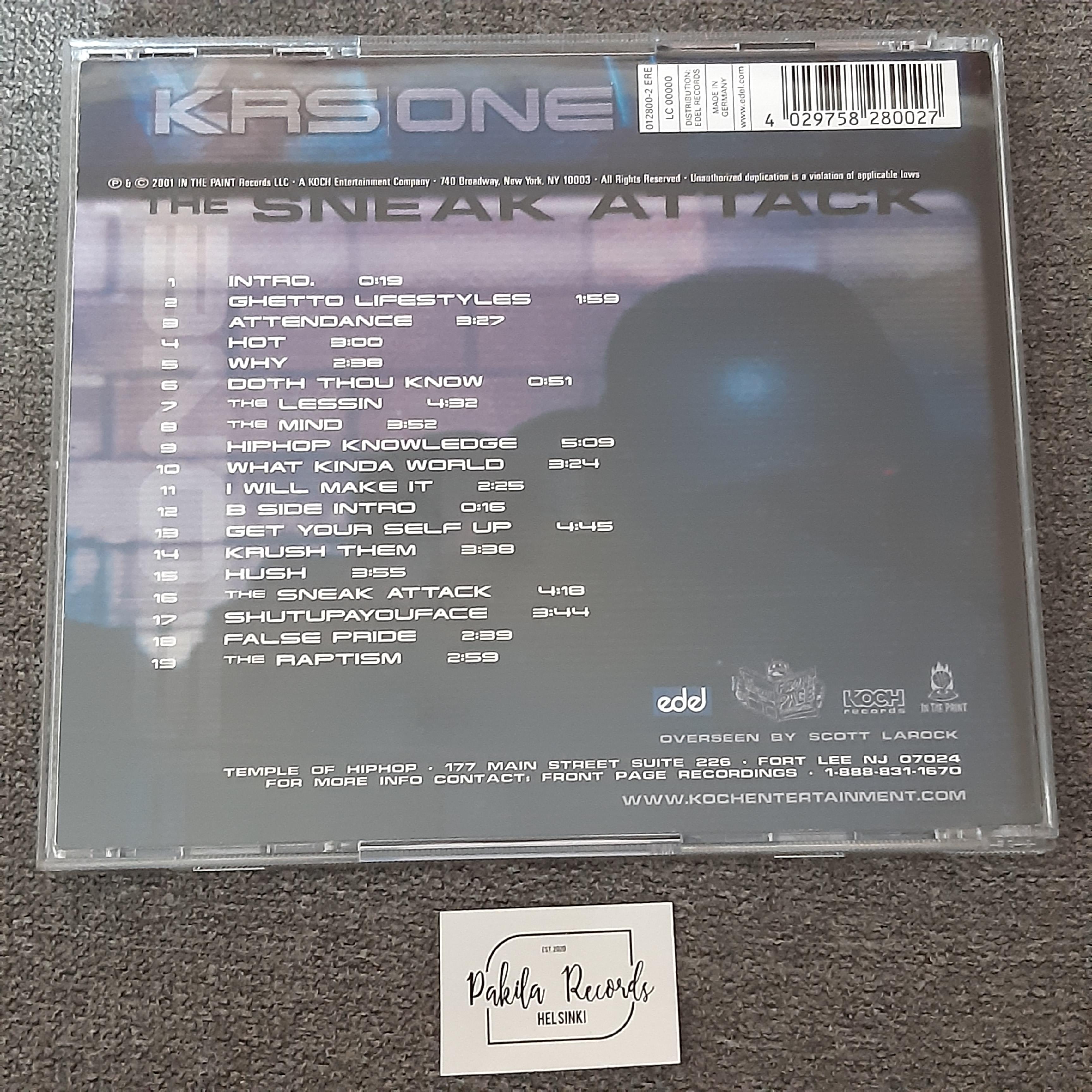 KRS ONE - The Sneak Attack - CD (käytetty)