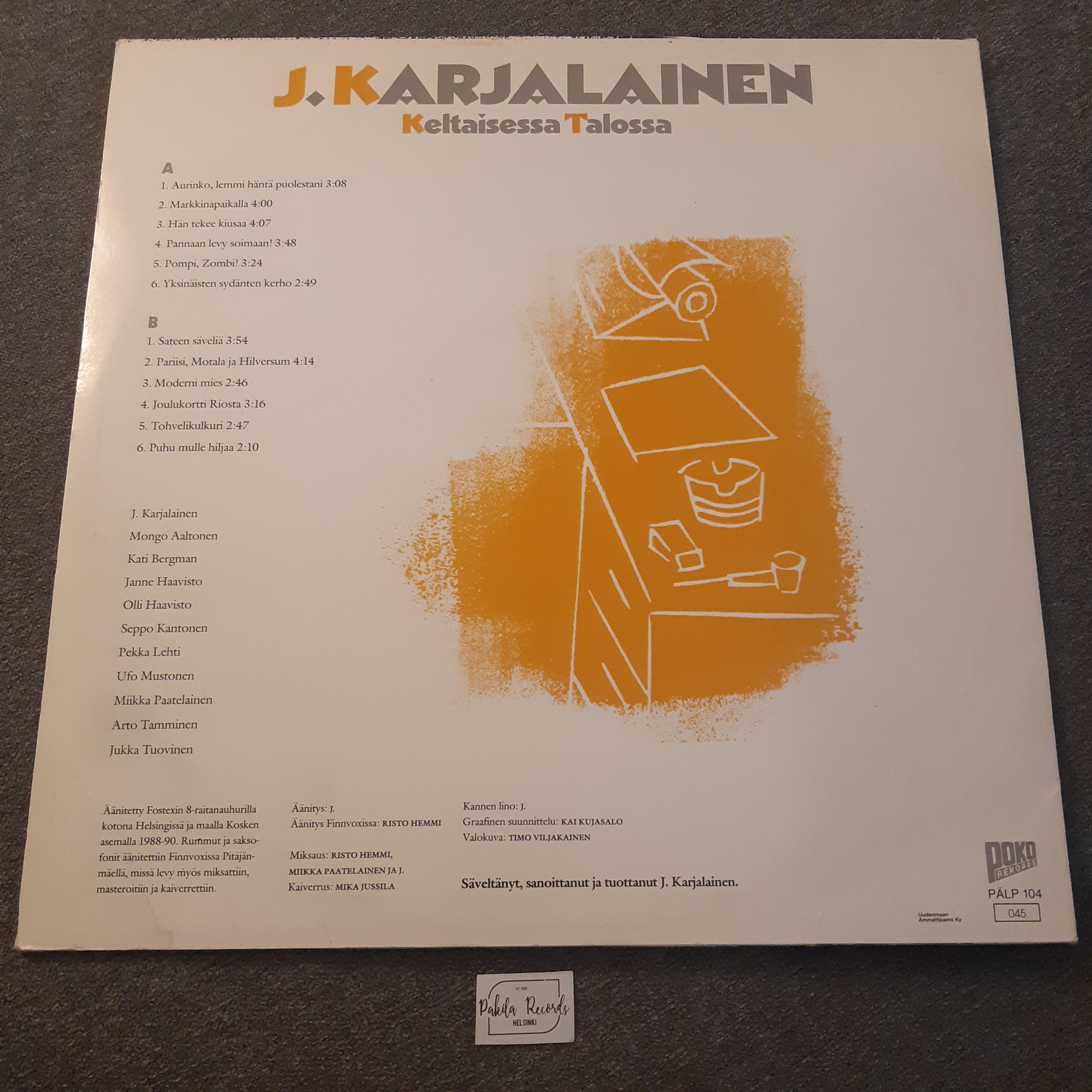 J. Karjalainen - Keltaisessa talossa - LP (käytetty)