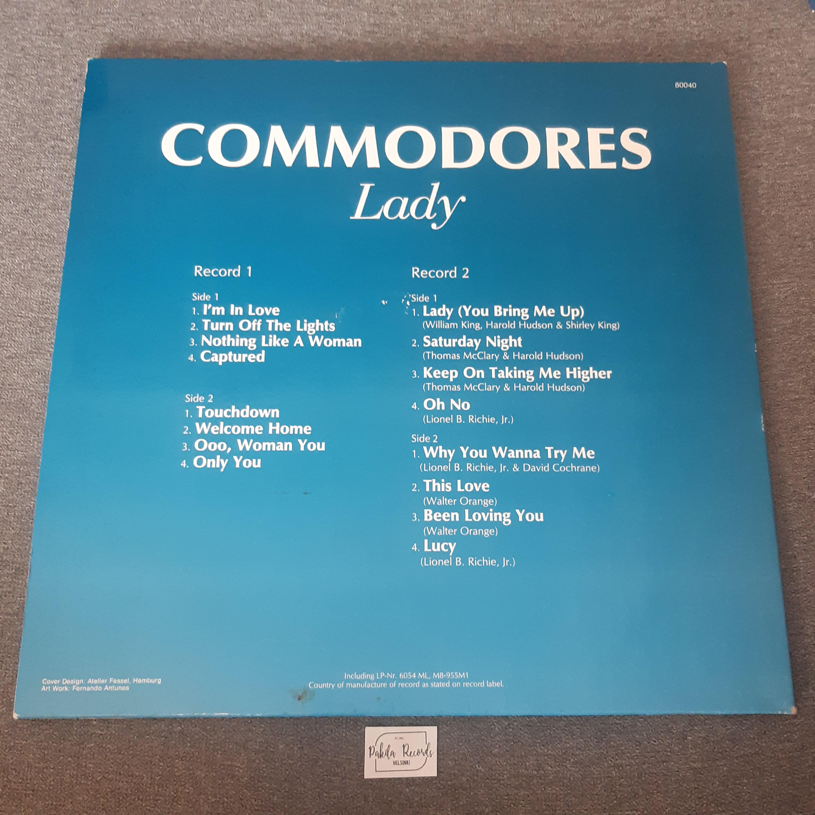 Commodores - Lady - 2 LP (käytetty)