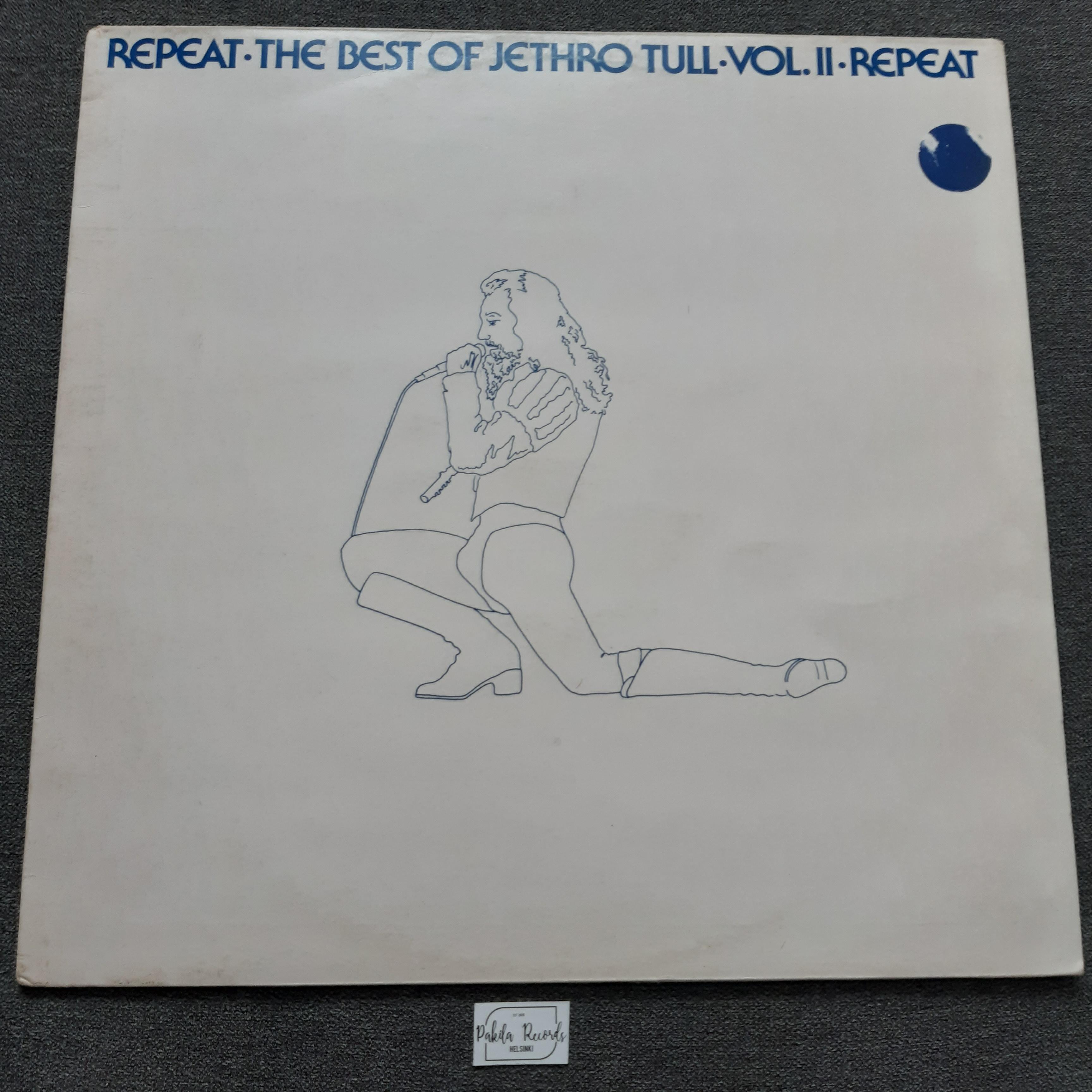 Jethro Tull - Repeat, The Best Of Jethro Tull, Vol. II - LP (käytetty)