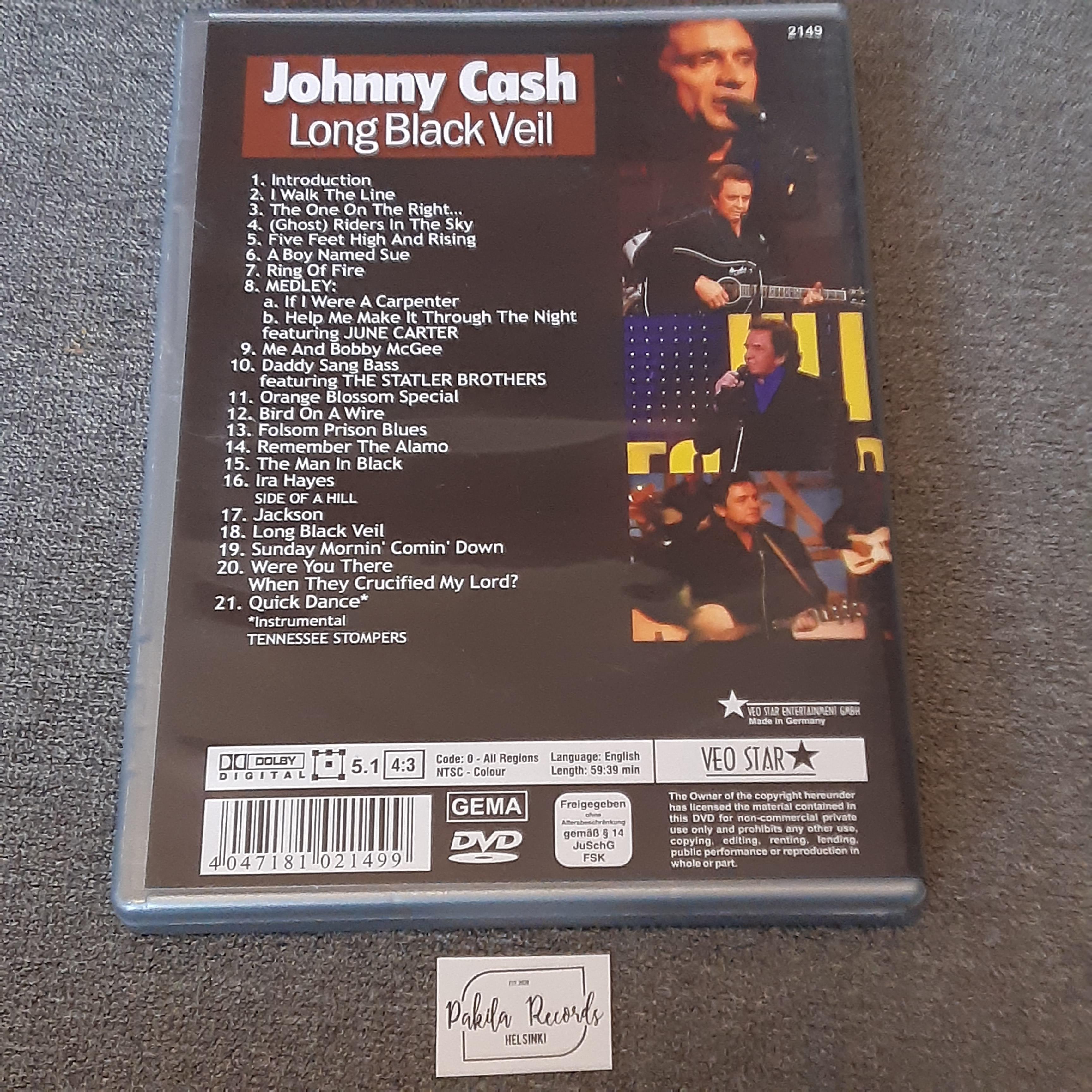 Johnny Cash - Long Black Veil - DVD (käytetty)