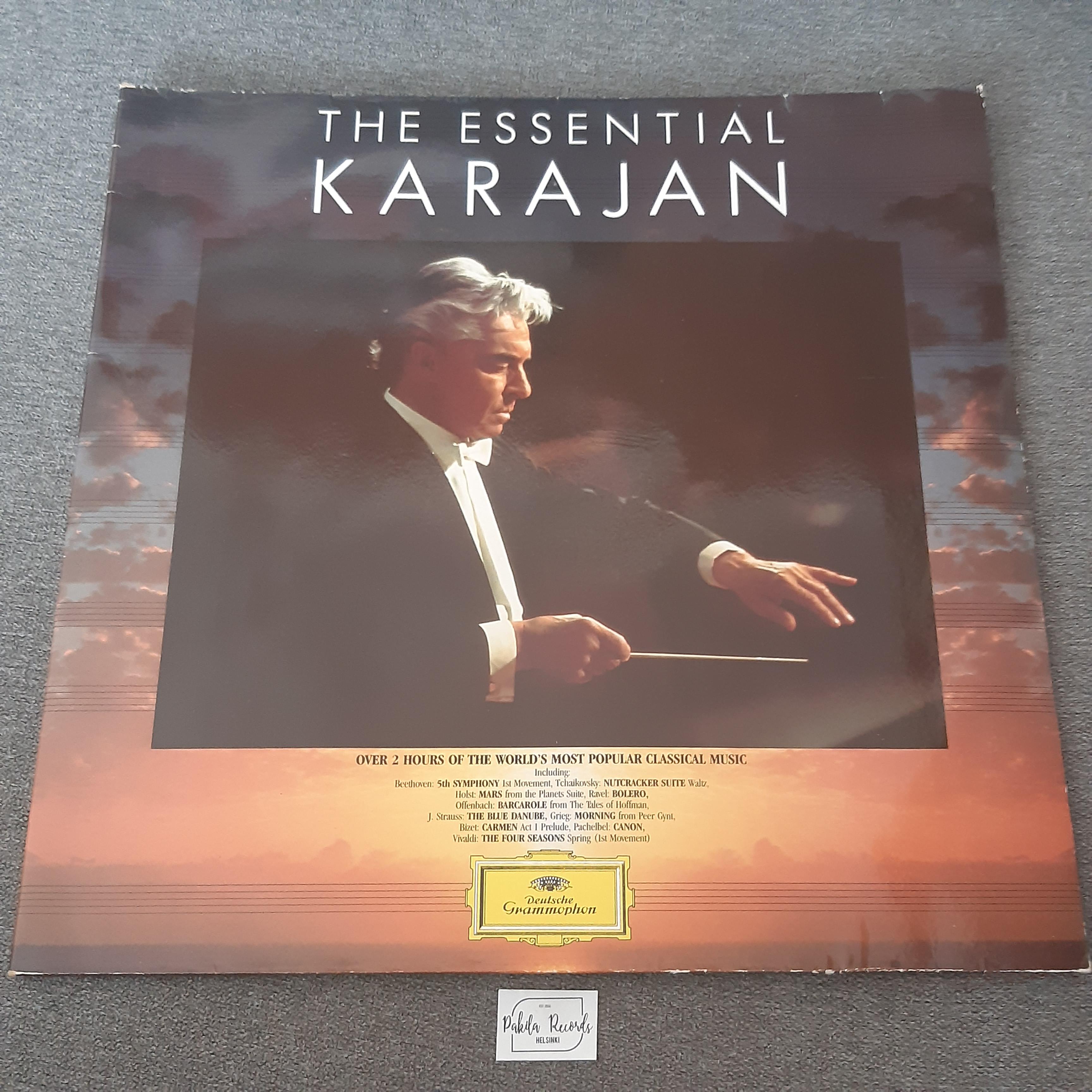 Herbert Von Karajan - The Essential Karajan - 2 LP (käytetty)