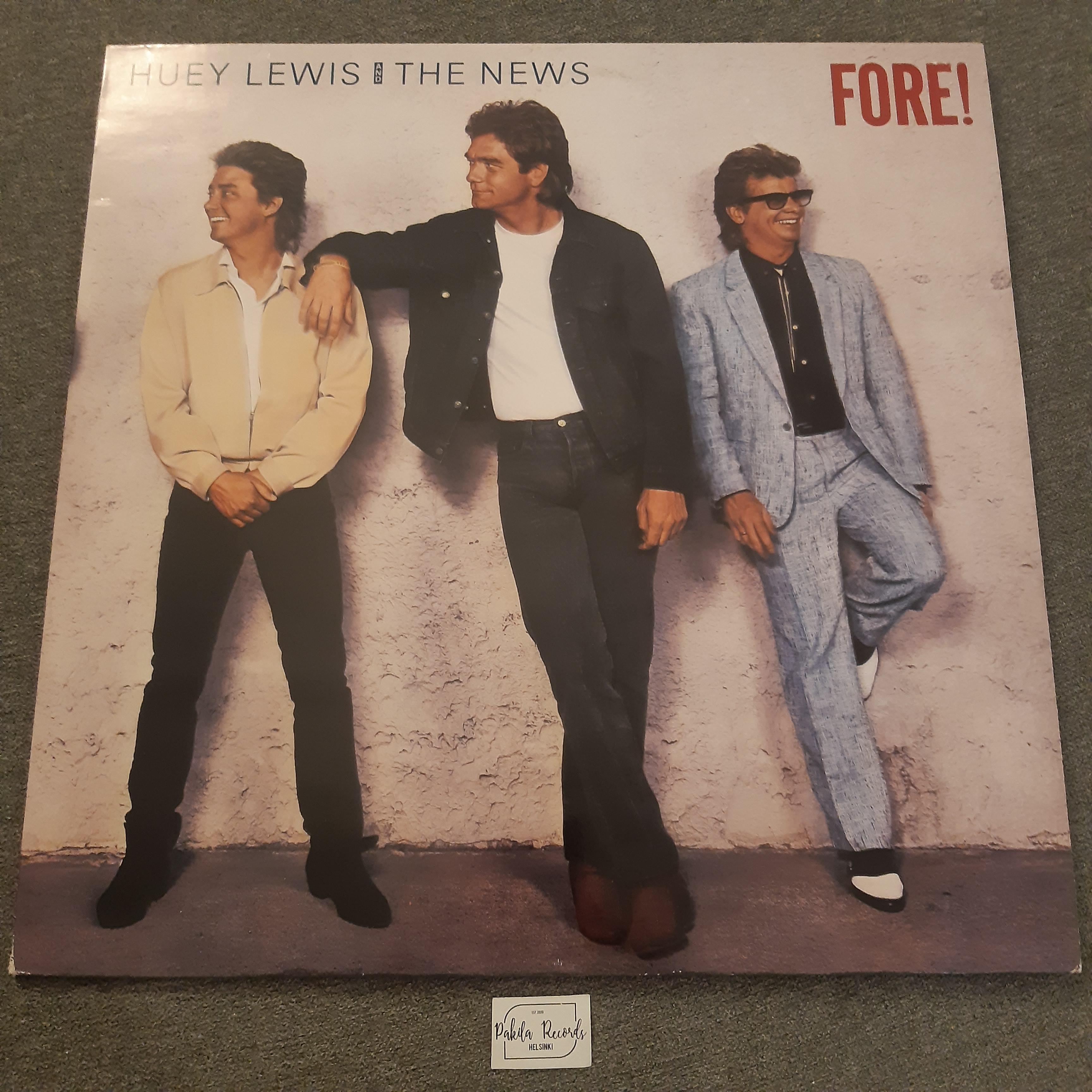 Huey Lewis And The News - Fore - LP (käytetty)