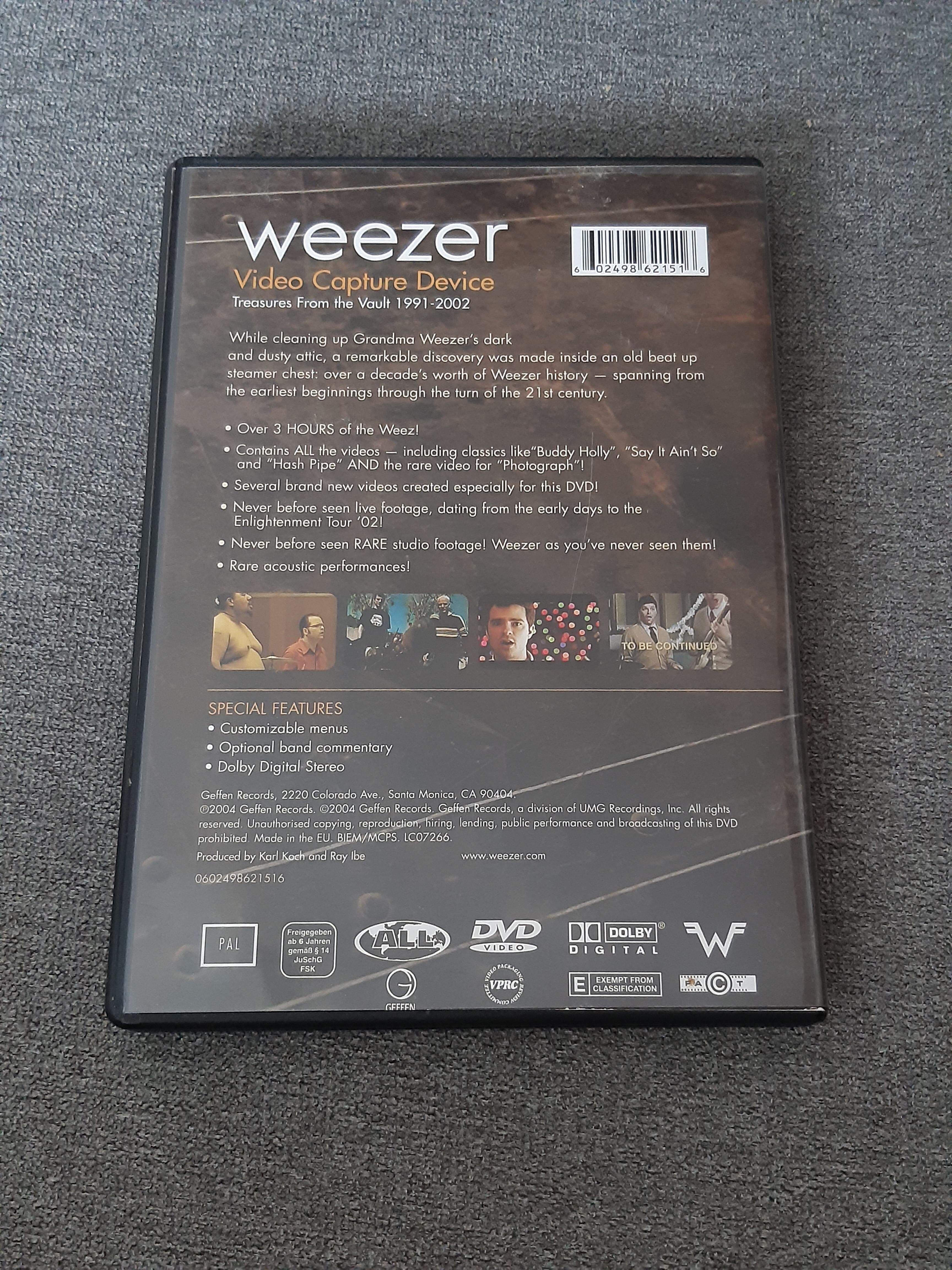 Weezer - Video Capture Device - DVD (käytetty)