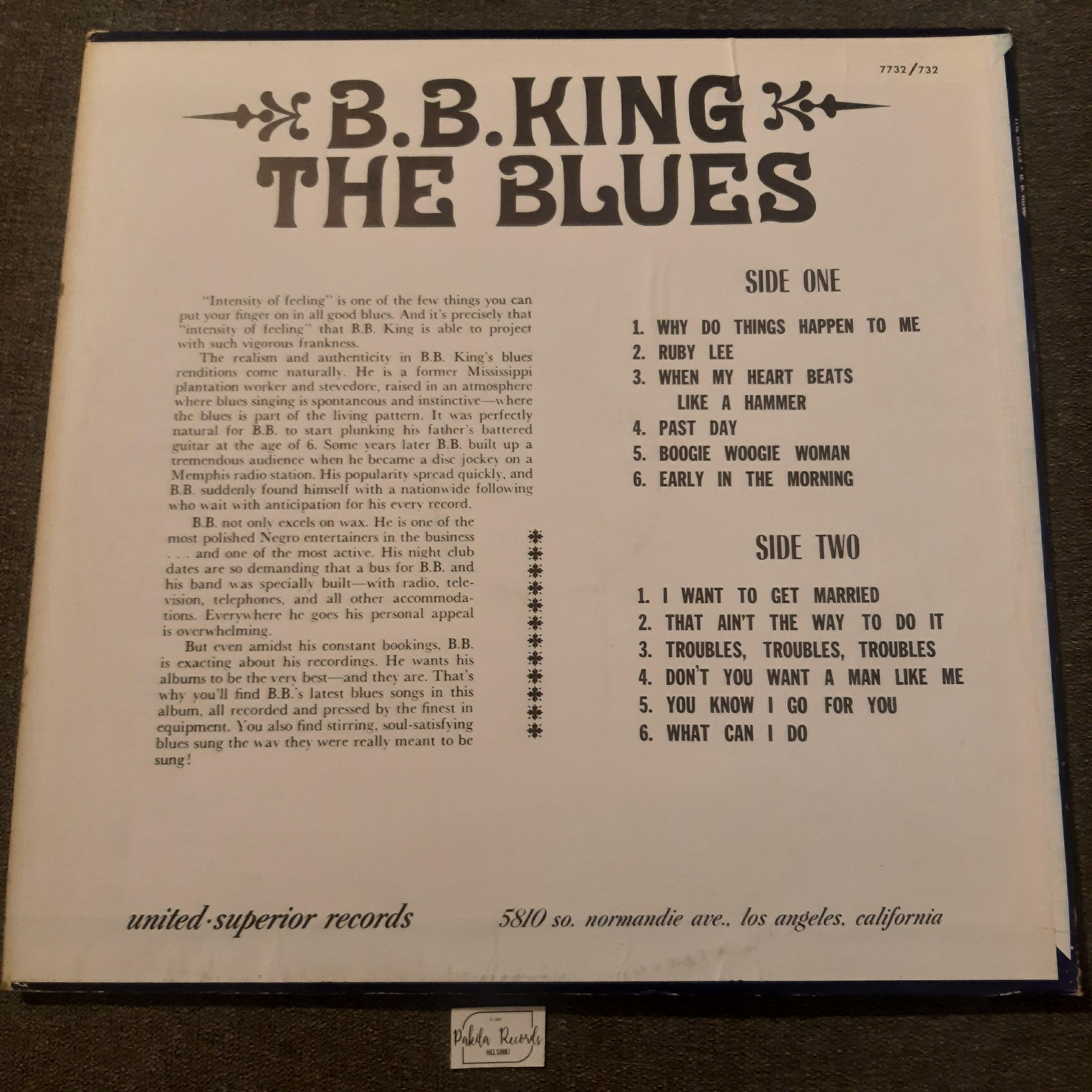 B.B. King - The Blues - LP (käytetty)