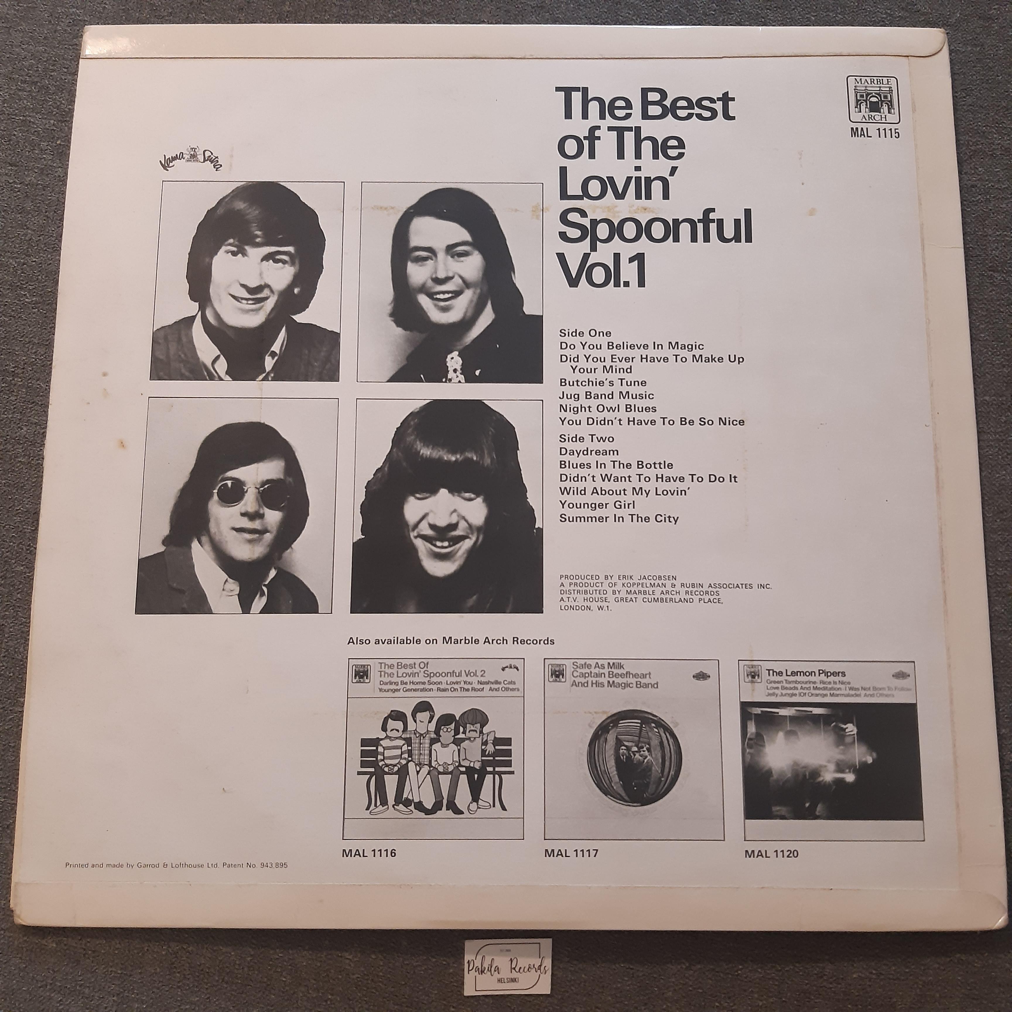 The Lovin' Spoonful - The Best Of The Lovin' Spoonful Vol. 1 - LP (käytetty)