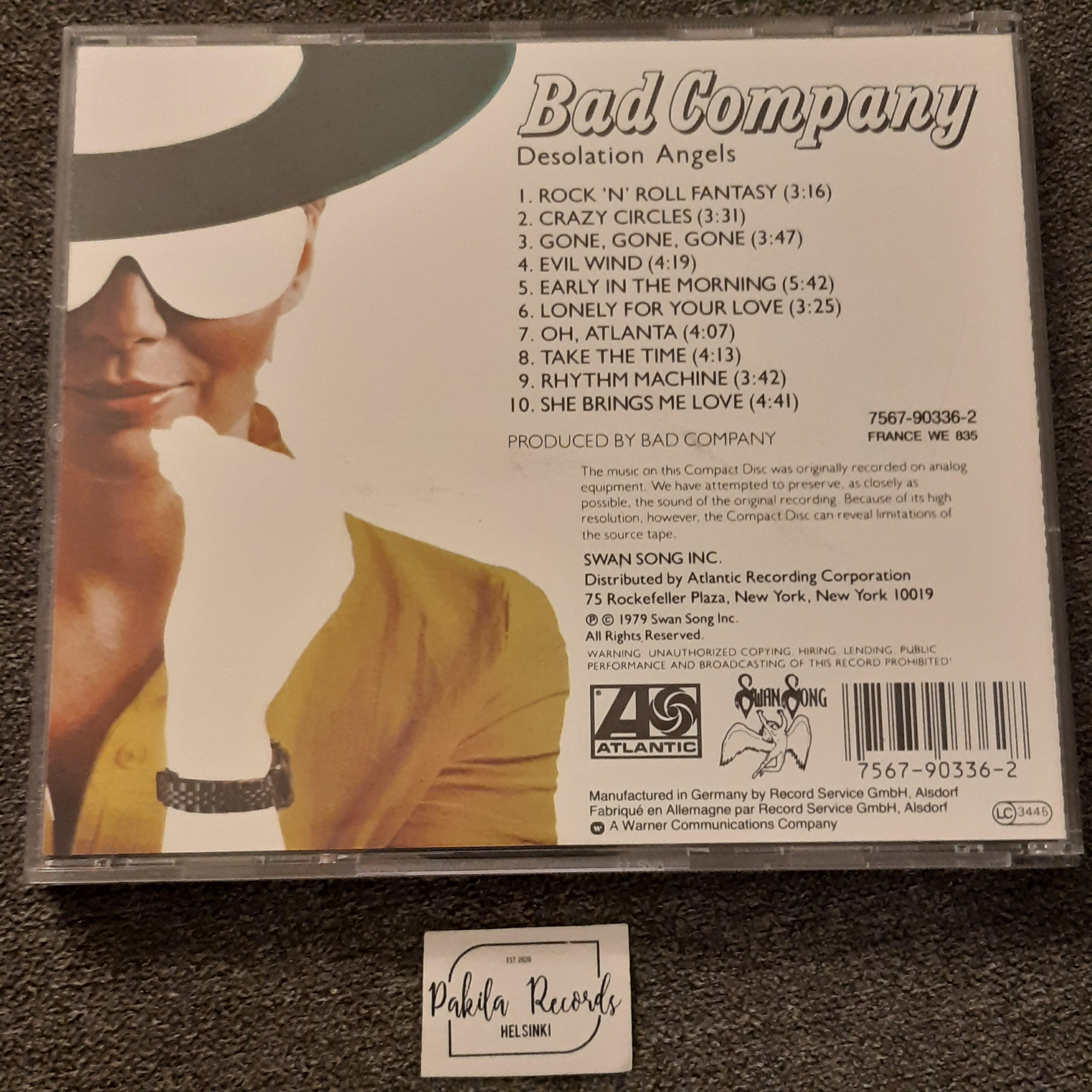 Bad Company - Desolation Angels - CD (käytetty)