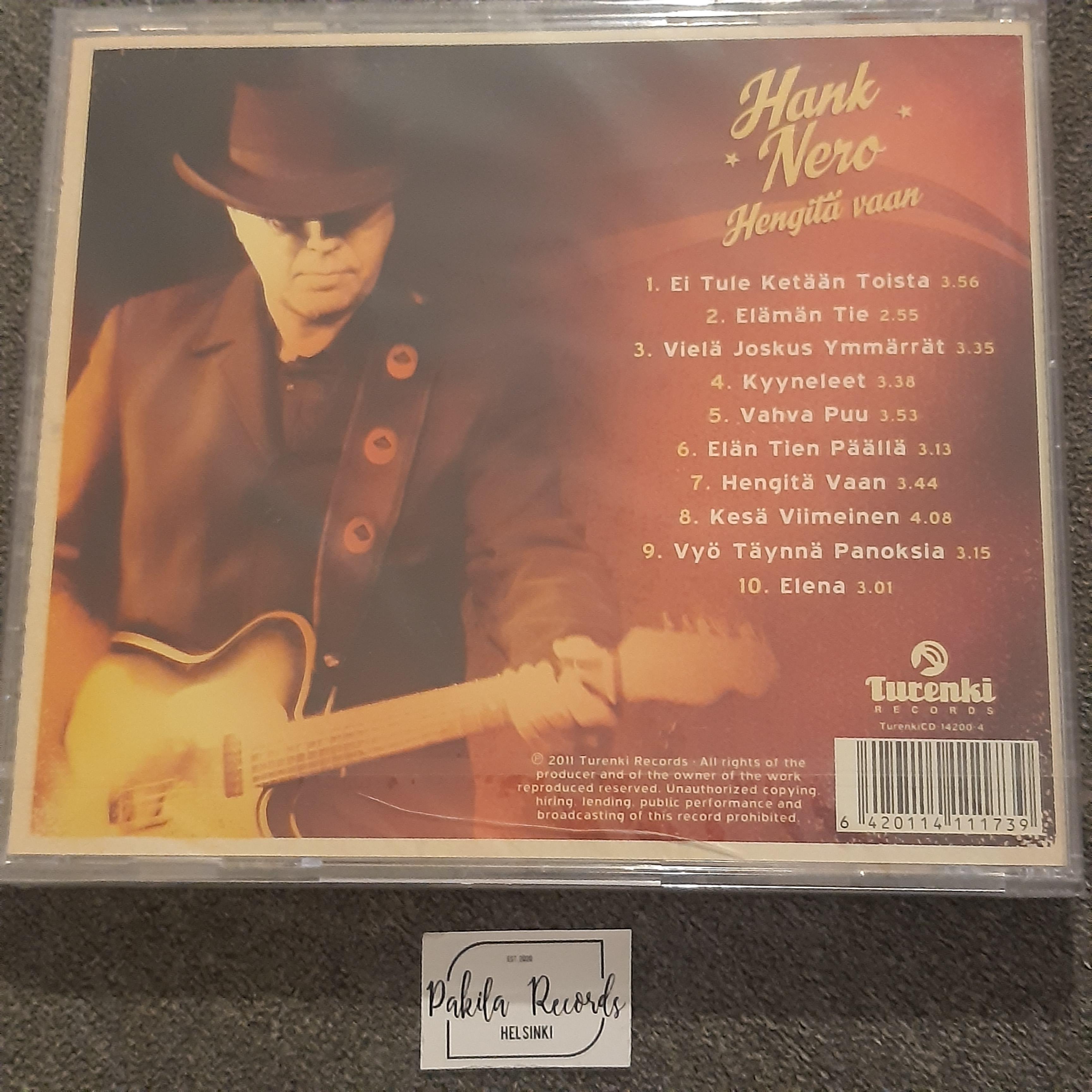 Hank Nero - Hengitä vaan - CD (käytetty)