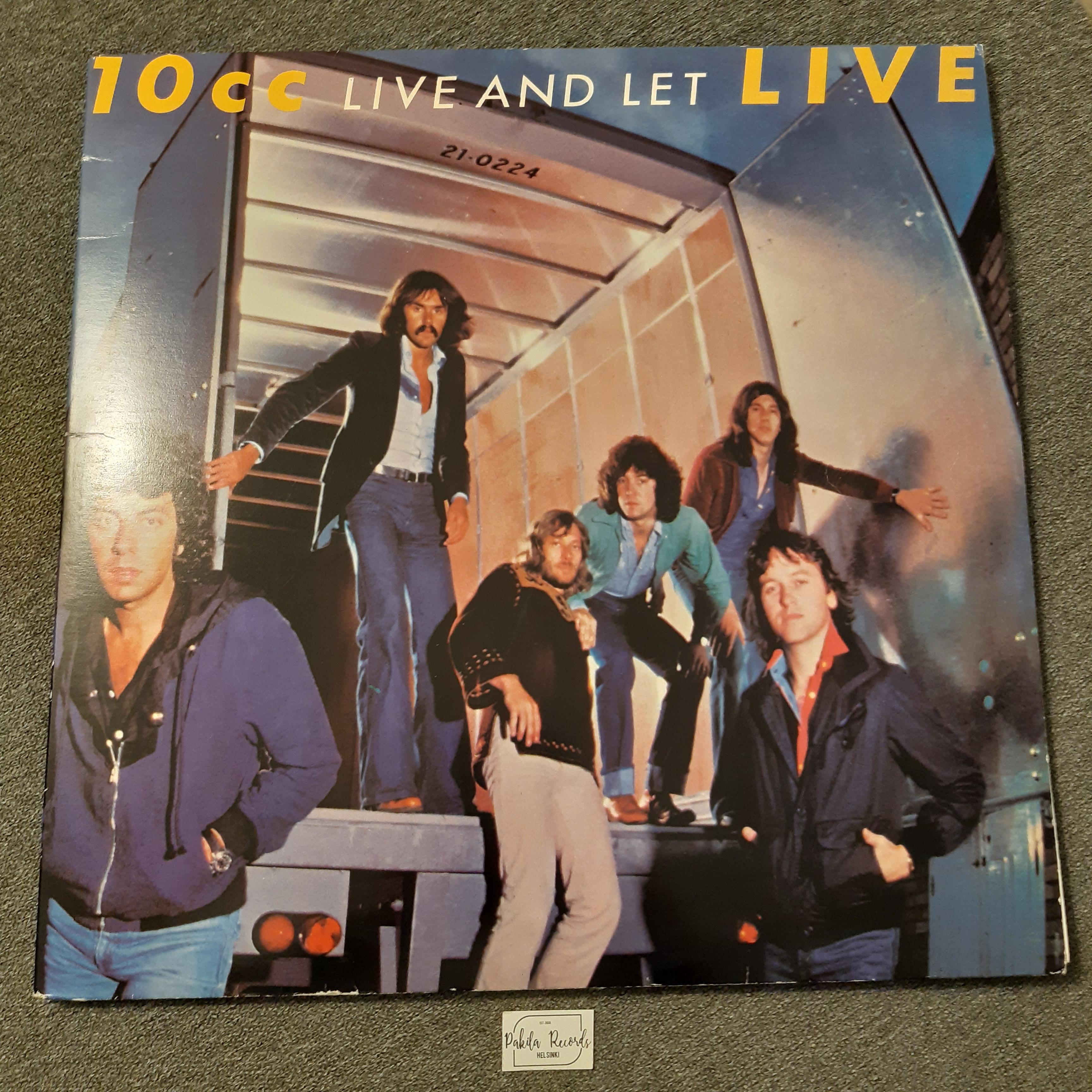 10cc - Live And Let Live - 2 LP (käytetty)