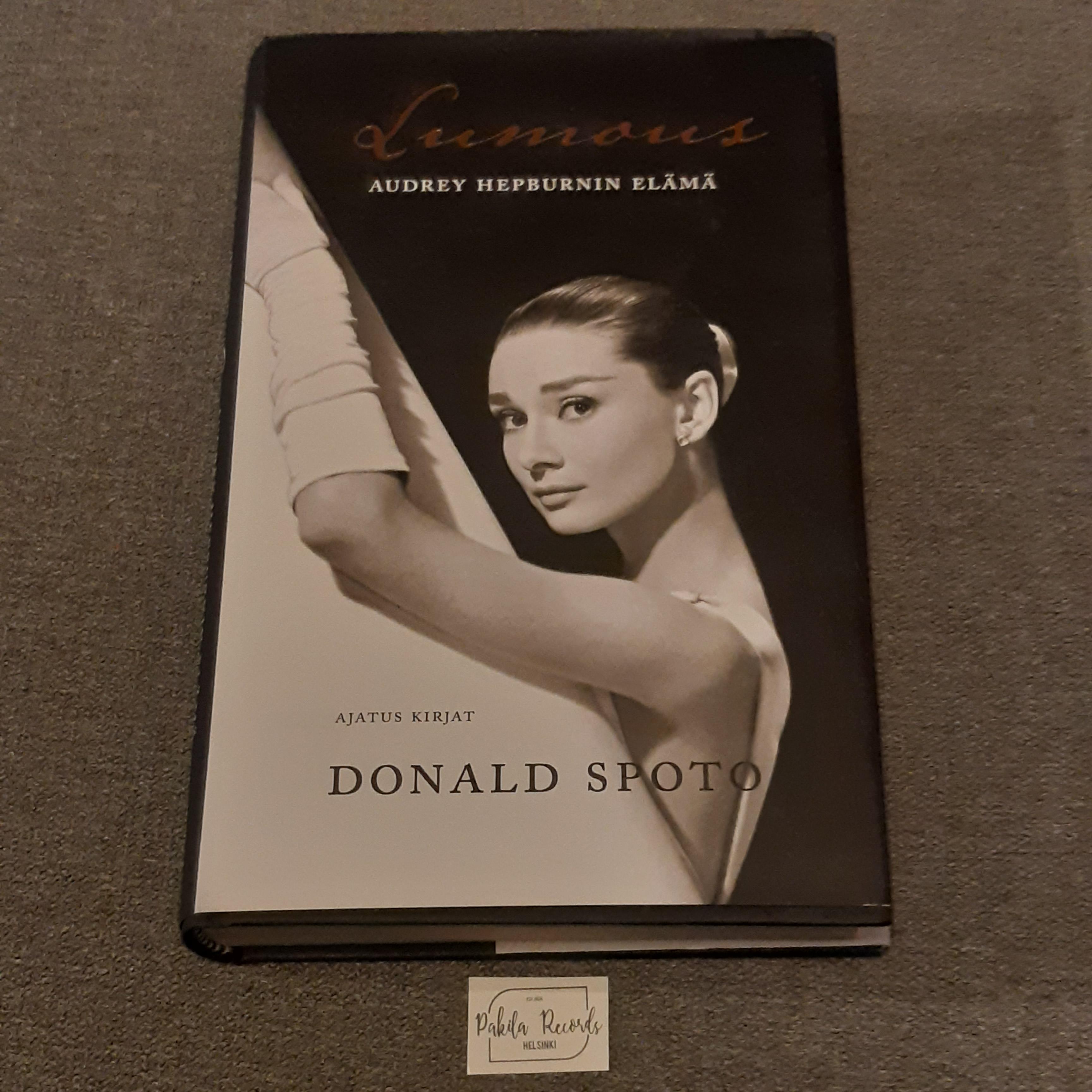 Lumous, Audrey Hepburnin elämä - Donald Spoto - Kirja (käytetty)
