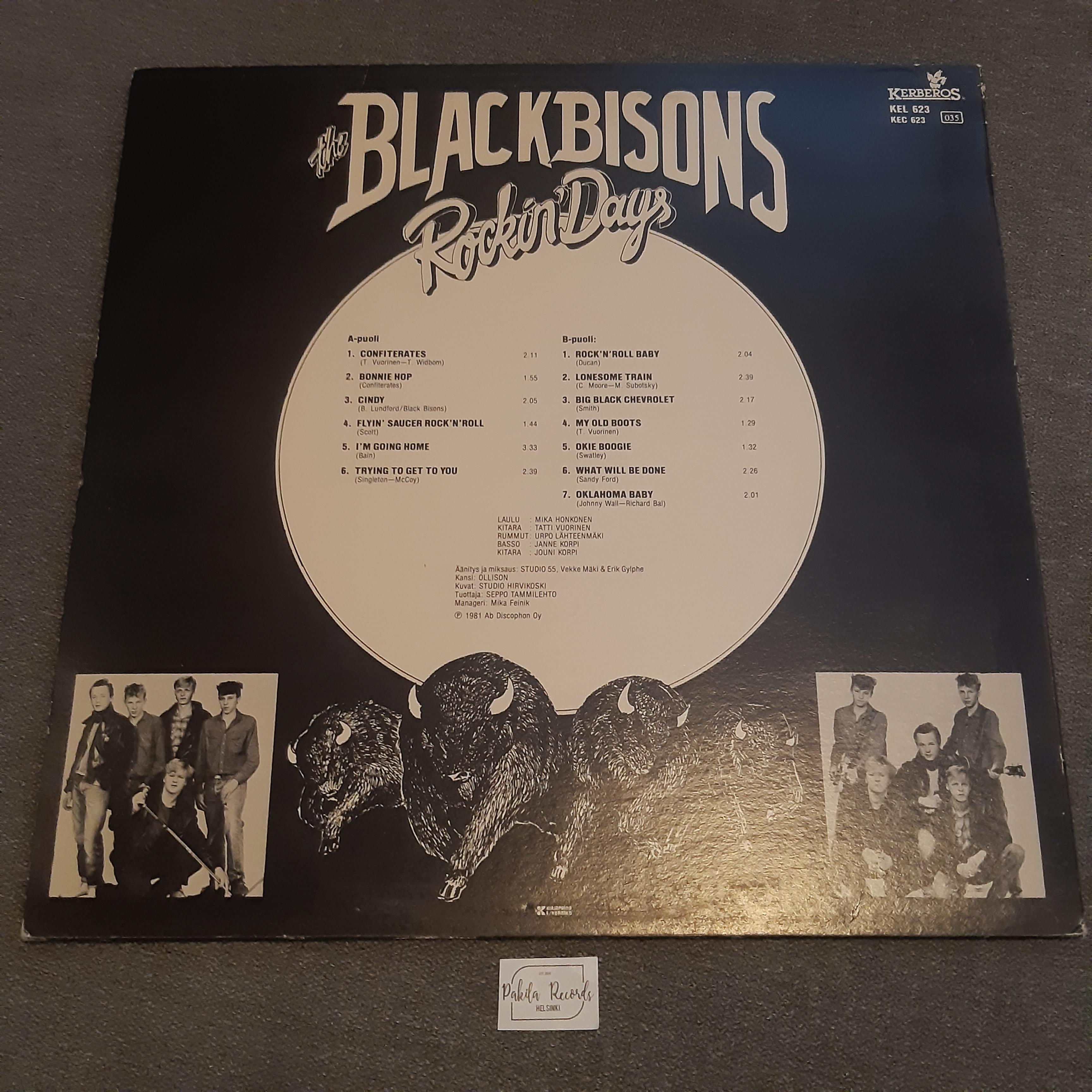 The Black Bisons - Rockin' Days - LP (käytetty)