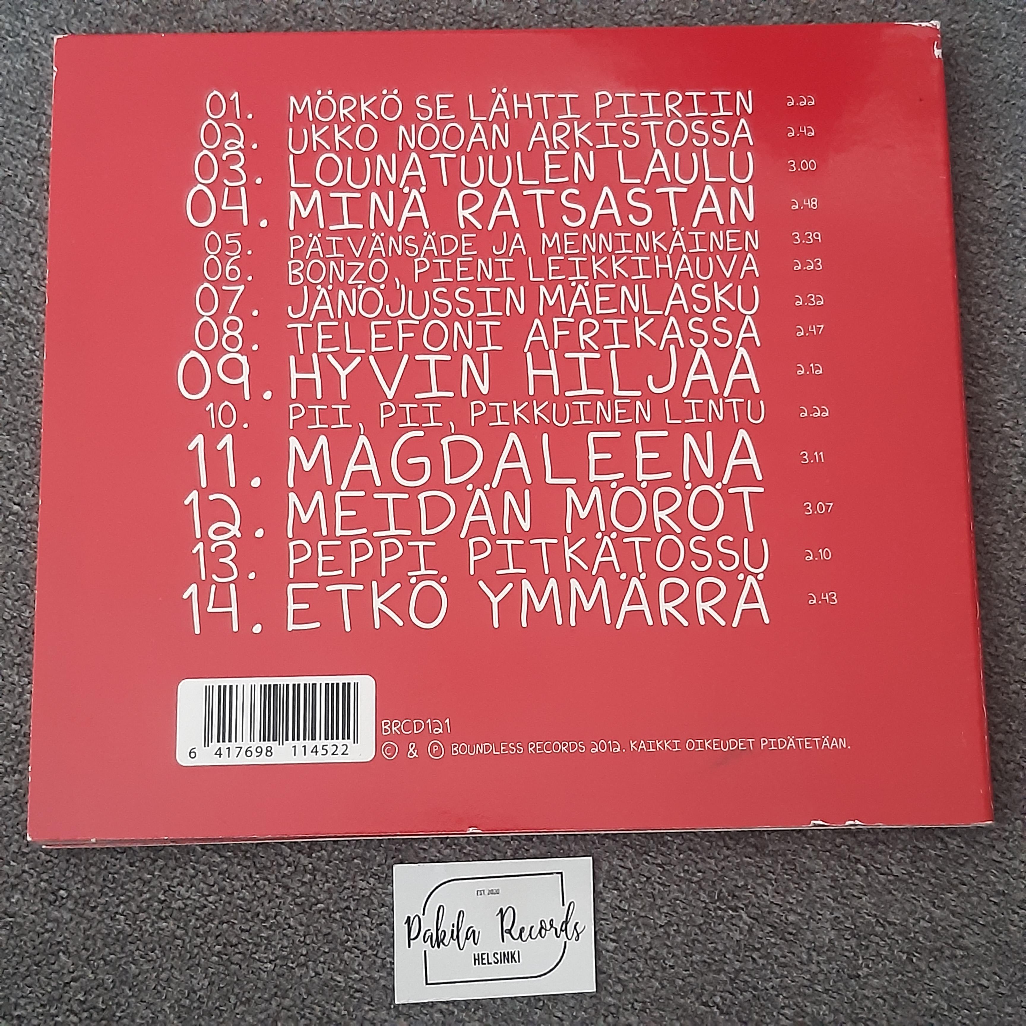 Rajaton - Suomen lasten lauluja - CD (käytetty)
