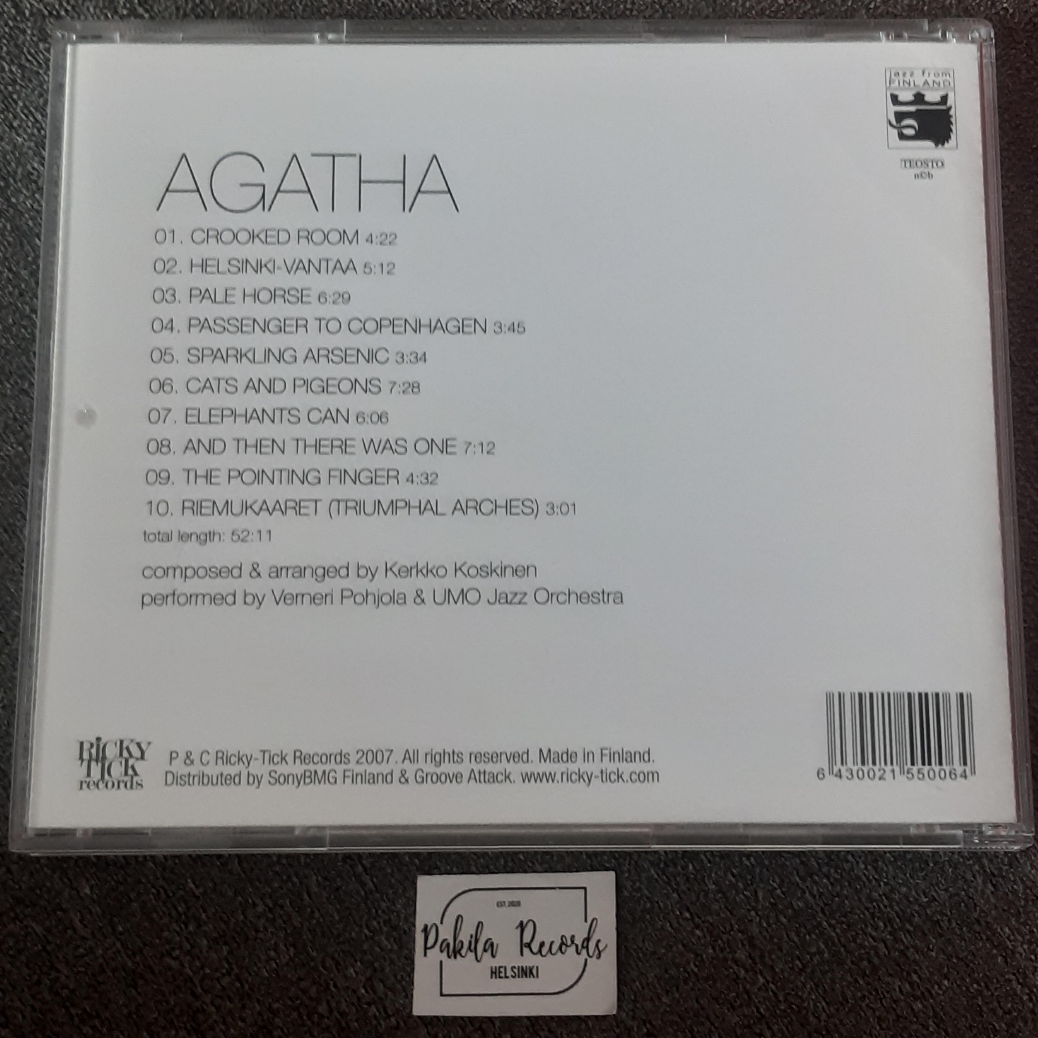 Kerkko Koskinen - Agatha - CD (käytetty)