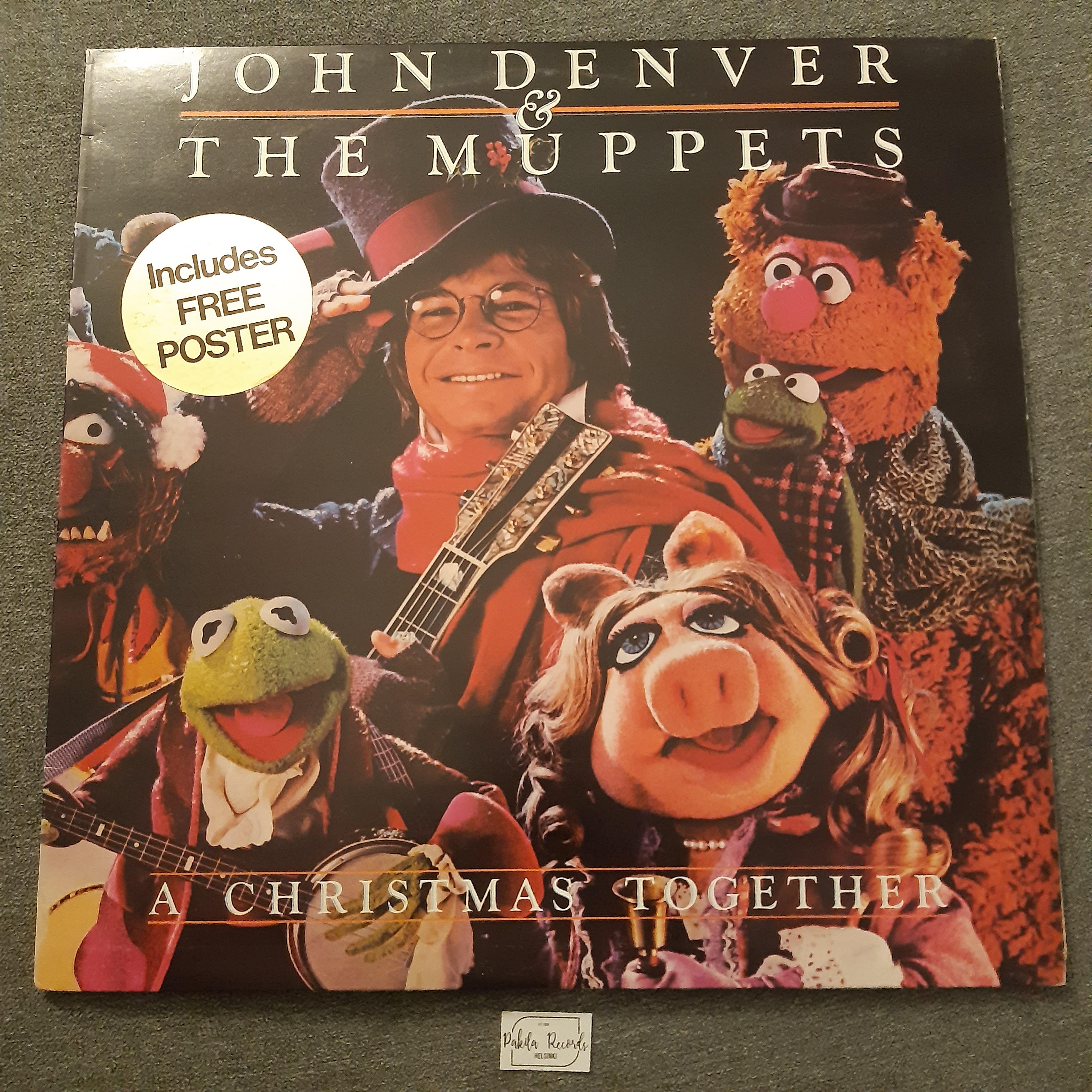 John Denver & The Muppets - A Christmas Together - LP (käytetty)