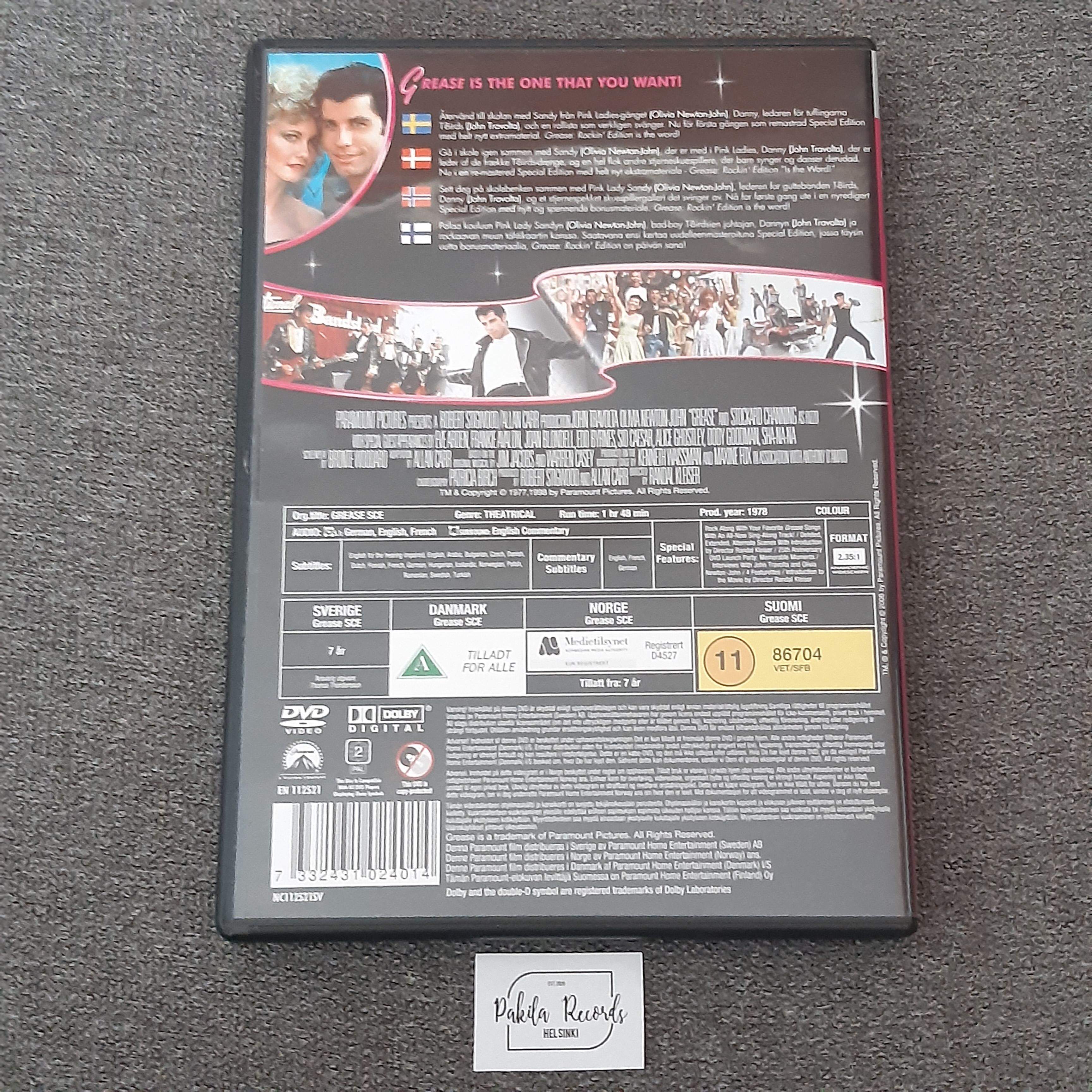 Grease - 2 DVD (käytetty)