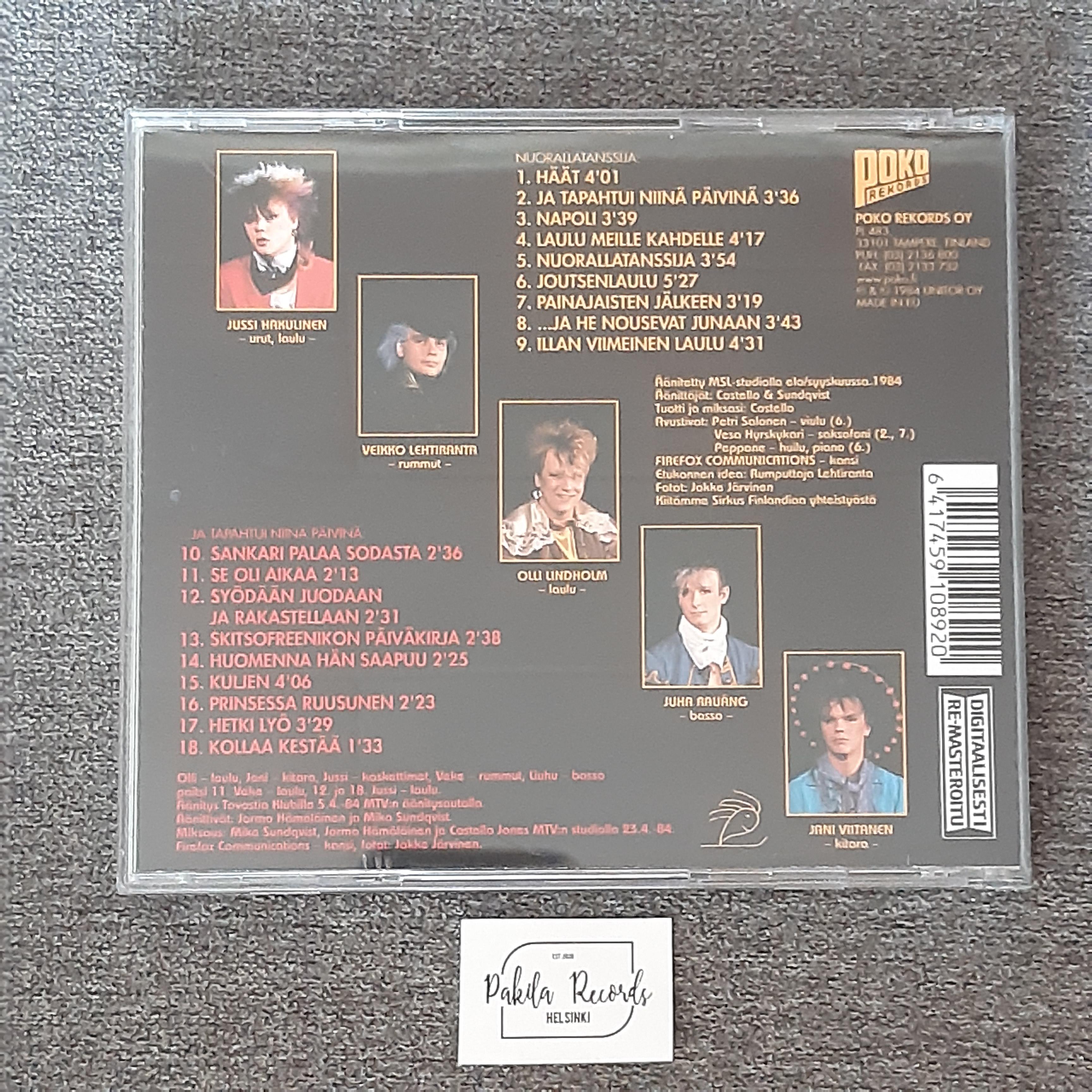 Yö - Nuorallatanssija - CD (käytetty)