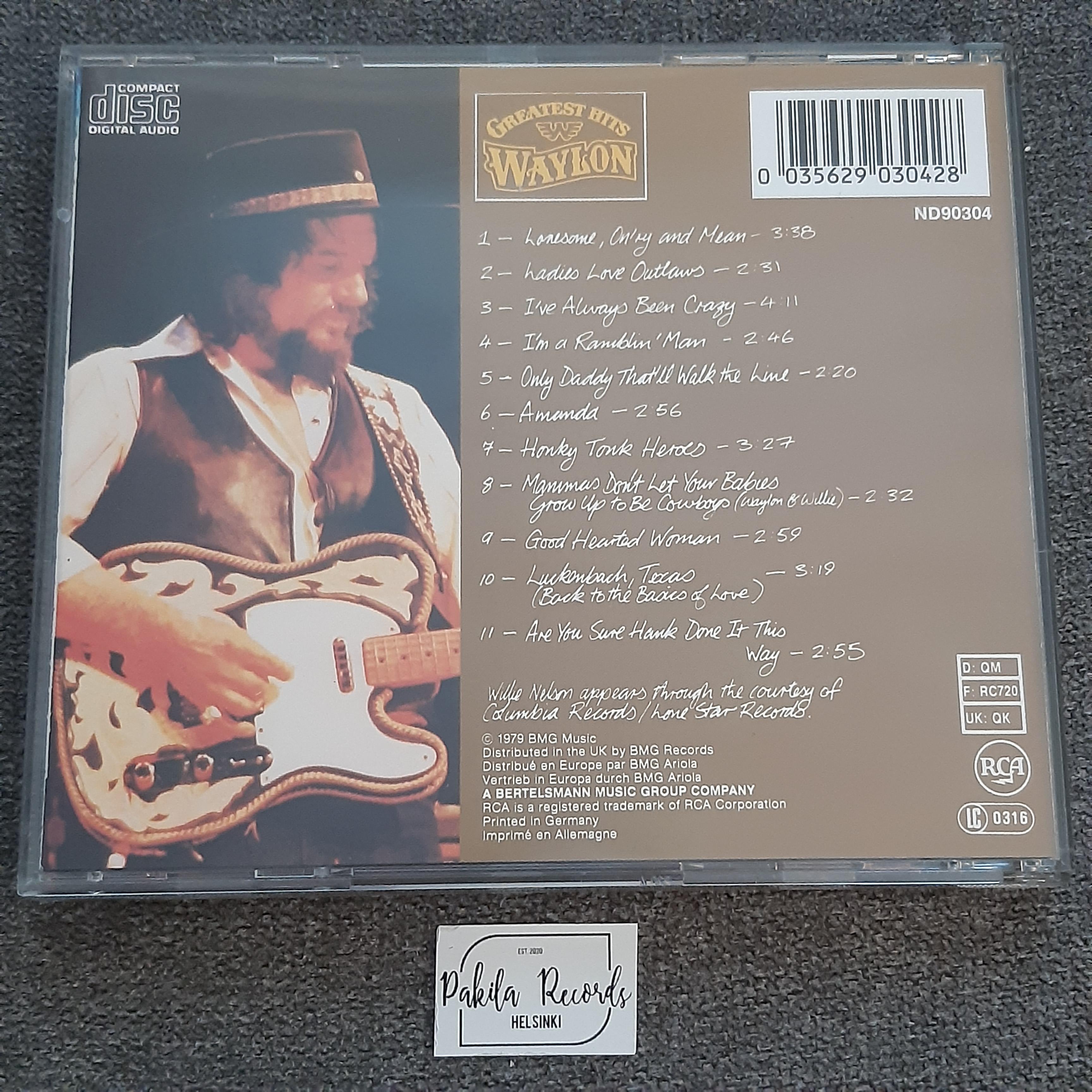Waylon - Greatest Hits - CD (käytetty)