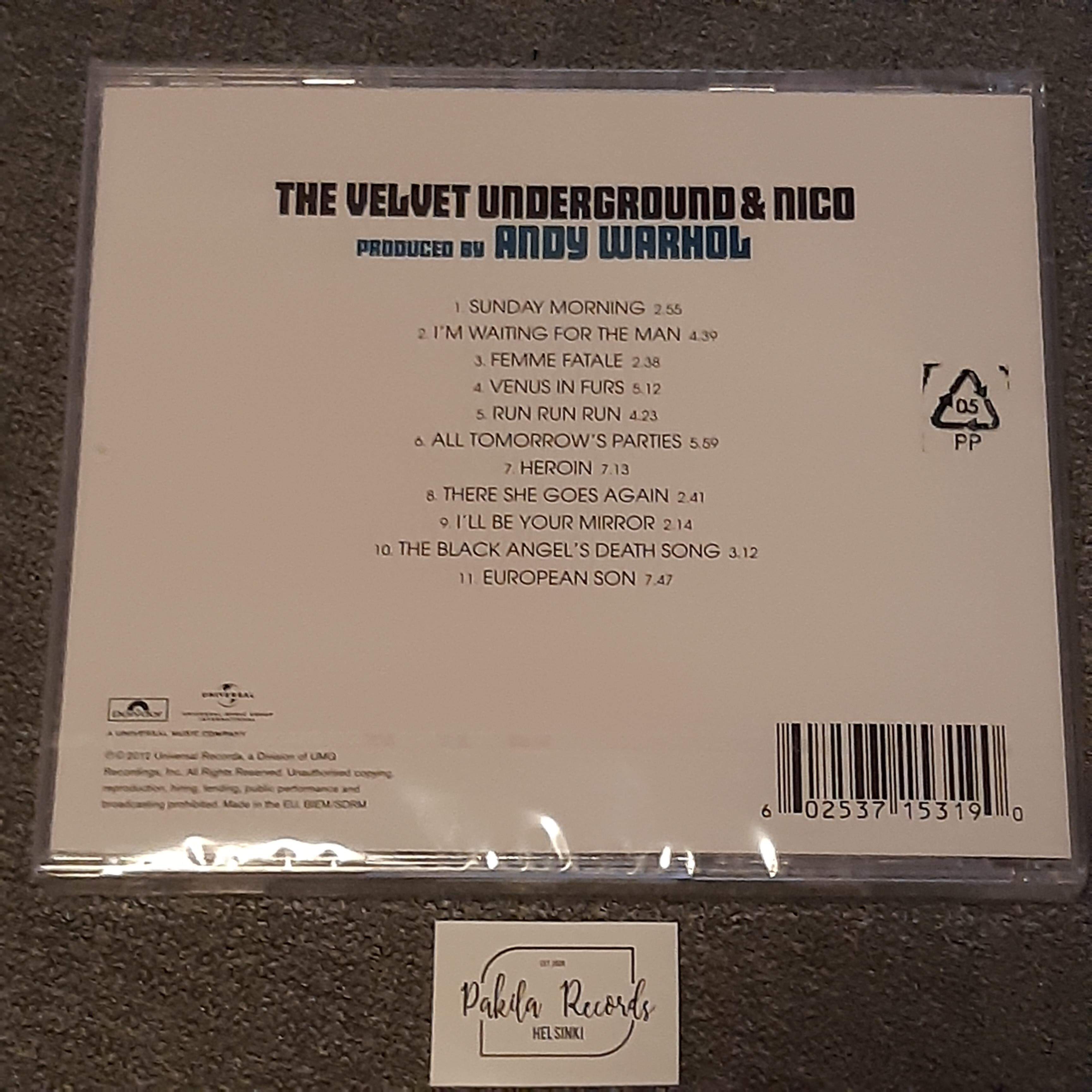 The Velvet Underground & Nico - CD (uusi)